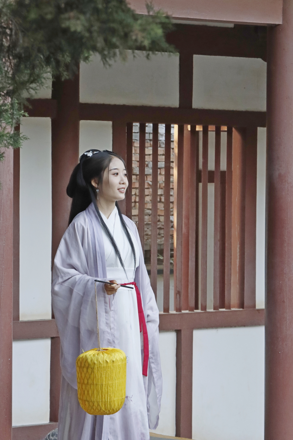 西安青龙寺蹭拍美女古装秀