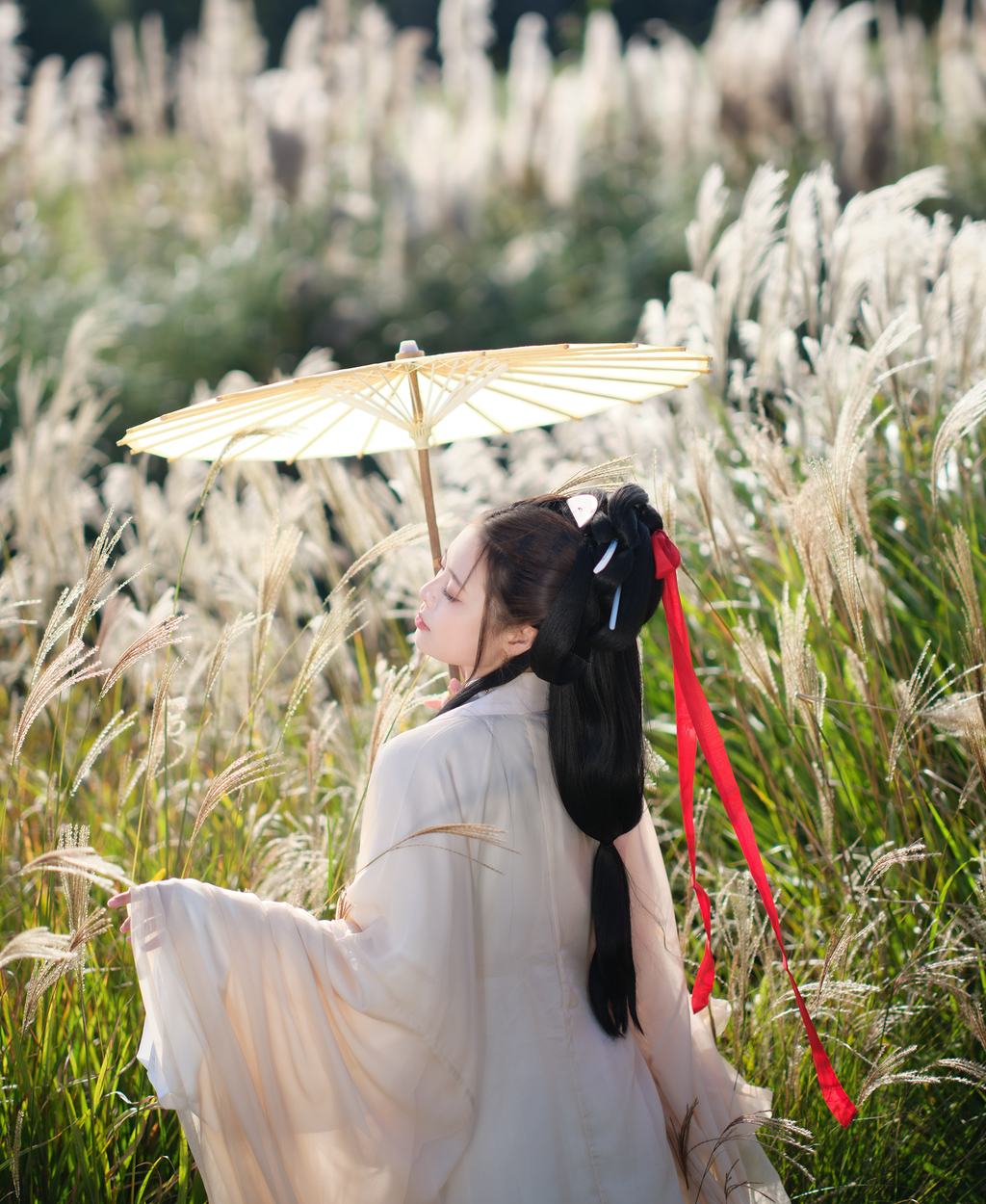 芦苇荡里的东方美人