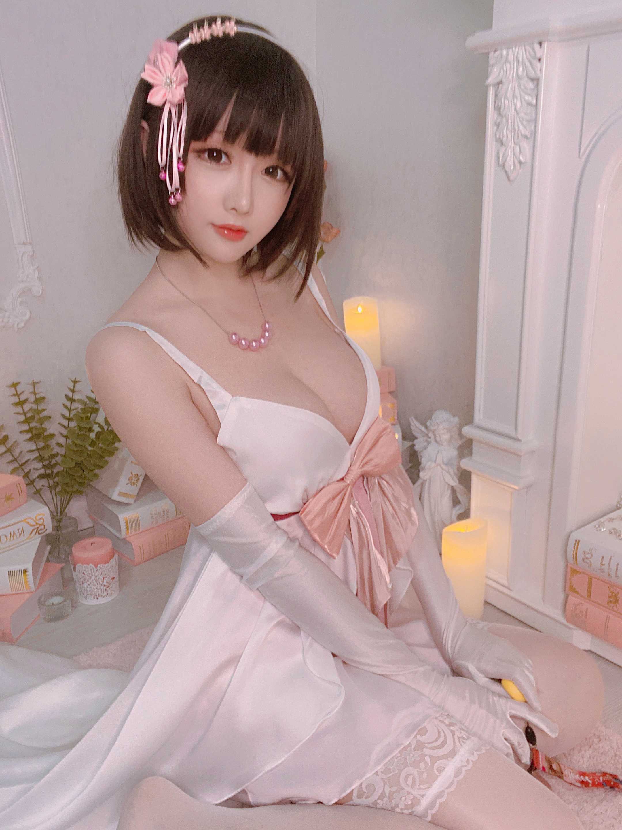 星之迟迟 加藤惠特典礼服 自拍 32.JPG