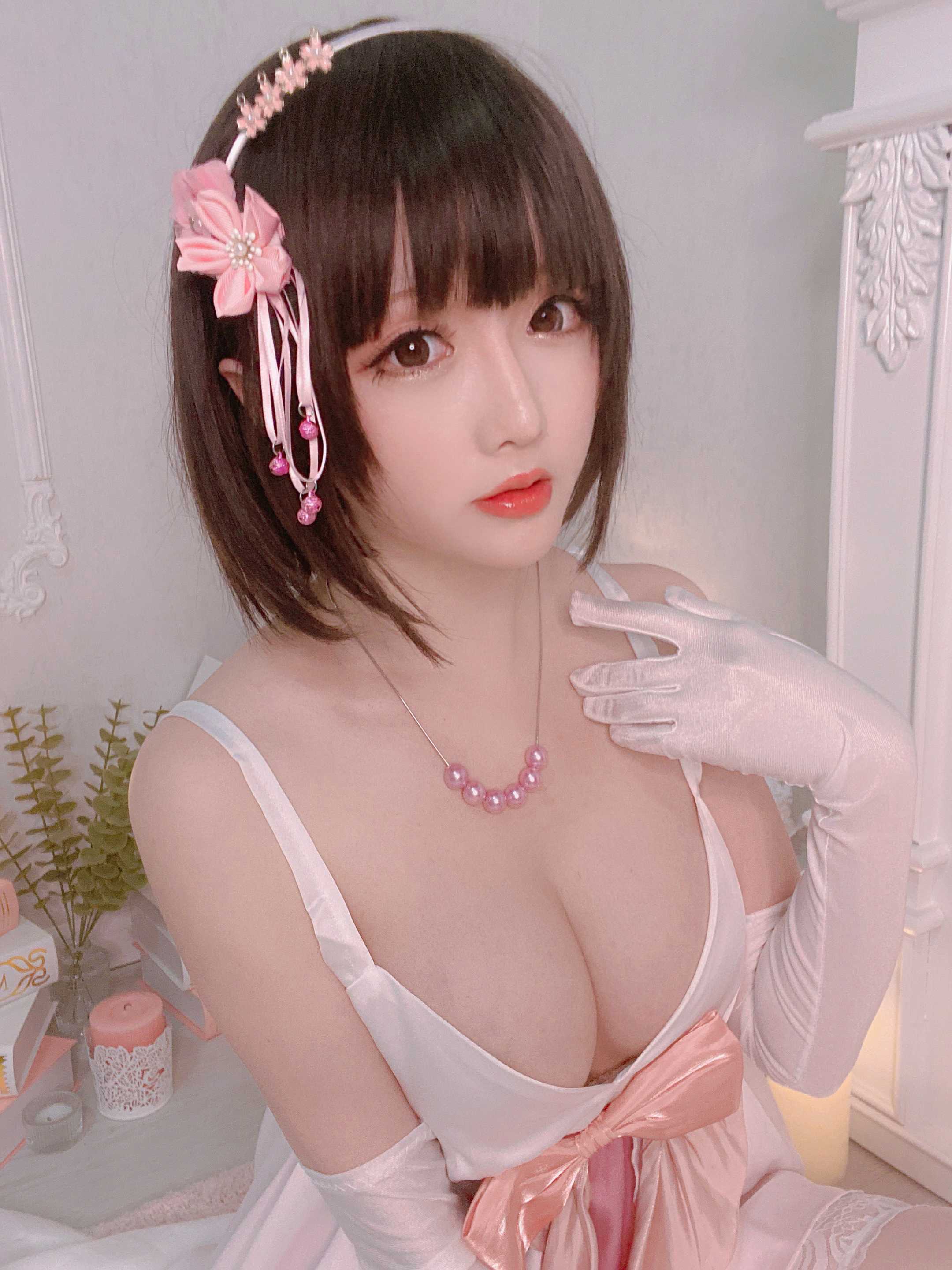 星之迟迟 加藤惠特典礼服 自拍 31.JPG