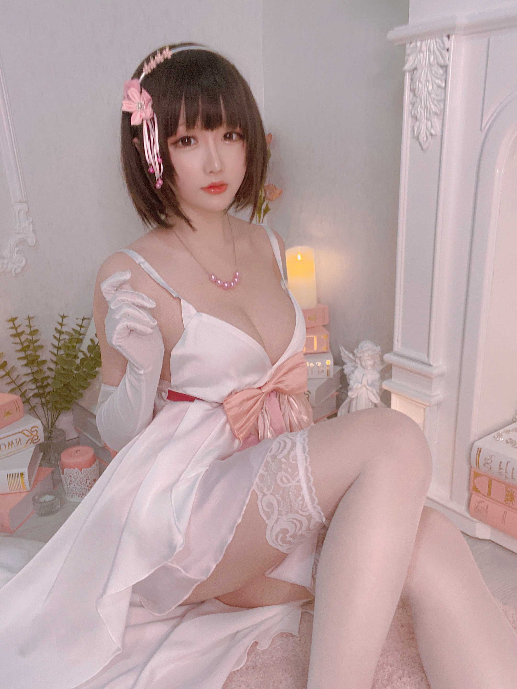 星之迟迟 加藤惠特典礼服 自拍 33.JPG
