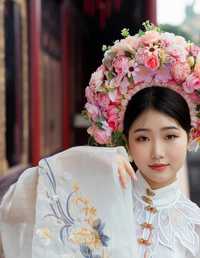 今生簪花，今世漂亮。 祁鱼