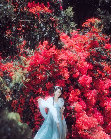 落花人独立