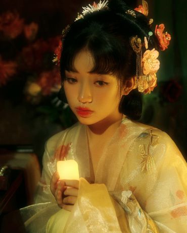 愿我如星君如月，夜夜流光相皎洁。