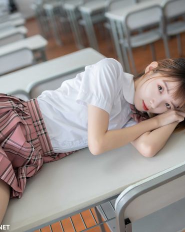 喵糖映画 JKL.009 粉格JK制服
