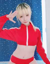 星之迟迟 定制 NO.002 6-21 红色体操服