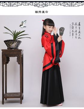 女童改良汉服成人礼服装经典汉服写真