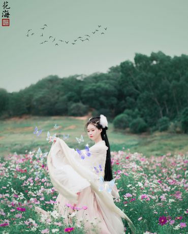 厦门尖尾山花海古风