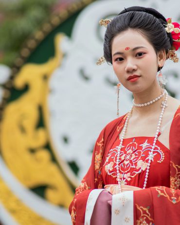 水街汉服客人