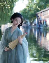 清冷风汉服 青青