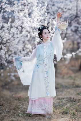 山桃花·古装美女人像（2）