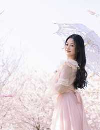 樱花树下的她 橙子舒