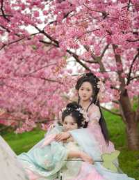 春天和汉服相遇有多美