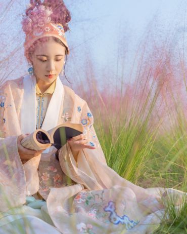 粉黛花海