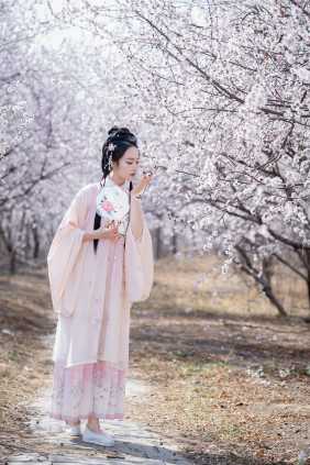 山桃花·古装美女人像（1）