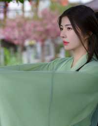 绿衣幽梦 古韵风华集 青葙女子