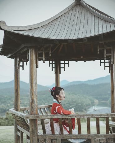银杏湖古风人像