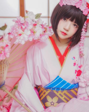 桜桃喵 - 加藤惠 和服