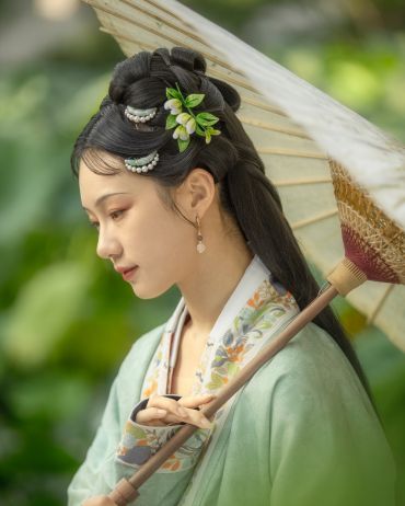园博园忆江南古风人像