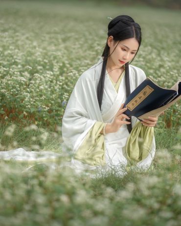 你自山河林间来，惊鸿一现百花开。