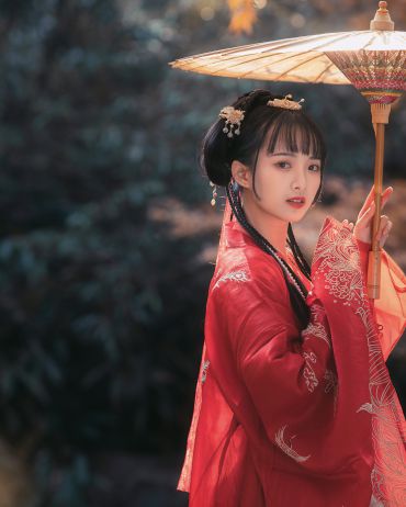 秋景最后的枫叶