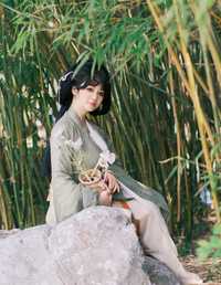 竹林游 不可爱的禾禾喵