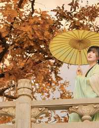 秋意汉服，古韵风华 曲奇