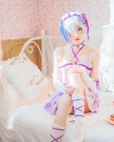 桜桃喵 蕾姆小睡裙