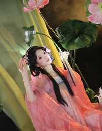 荷花仙子 梨荼白