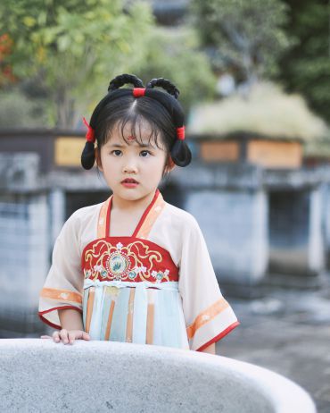 中秋儿童汉服写真