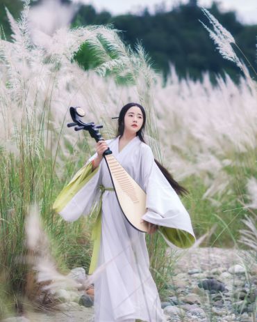芦苇古风人像