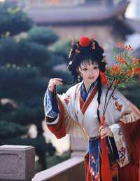 小神仙 橙鱼鱼在梳妆