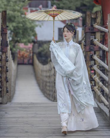 安澜索桥古风摄影