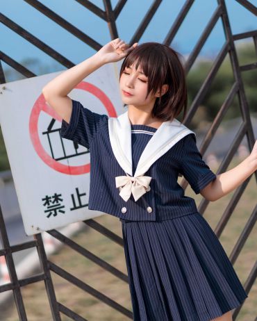 喵糖映画 JKL.024 深蓝JK制服