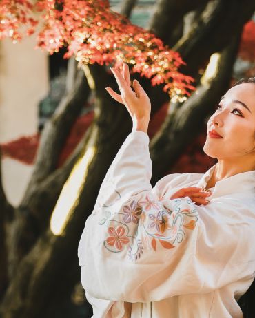 深秋惠山游