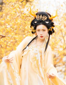 腊梅花下的小龙女