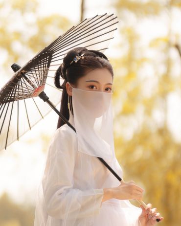 模特嘉嘉最新汉服照