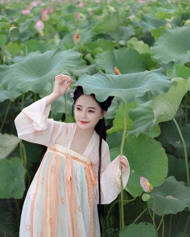 风含翠篠娟娟净，雨裛红蕖冉冉香。