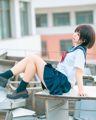 喵糖映画 JKL.021 天台JK制服