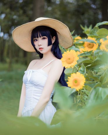 喵糖映画 VOL.414 花园白裙