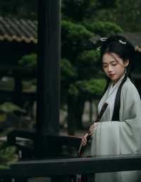 清冷风汉服写真